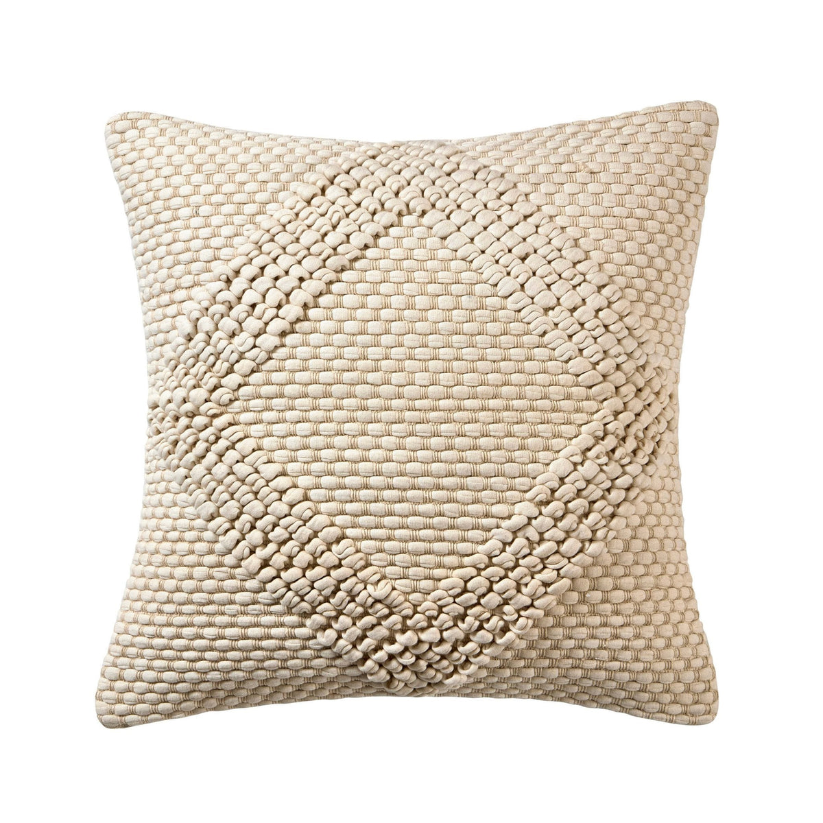 Dusklia - Loop Pattern Cushion Cover - Off White