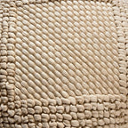 Dusklia - Loop Pattern Sofa Cushion Cover - Off White