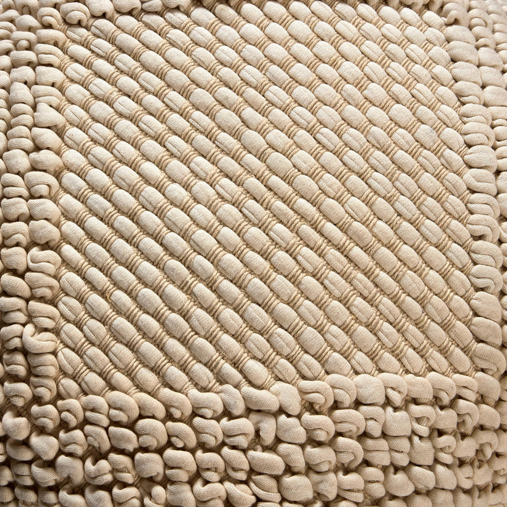 Dusklia - Loop Pattern Cushion Cover - Off White