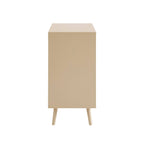 Dusklia - Lottie Woven 3 Drawer Chest - Sand