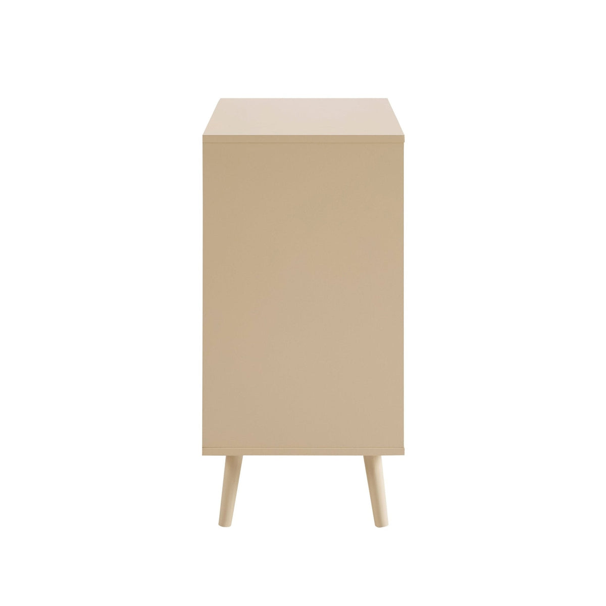Dusklia - Lottie Woven 3 Drawer Chest - Sand