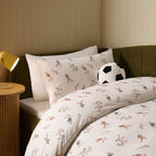 Dusklia - Luca Sporty 100% Cotton Kids Duvet Cover & Pillowcase Set - Taupe