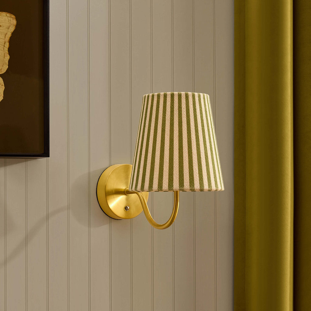 Dusklia - Lucia Rechargeable Striped Wall Light - Green