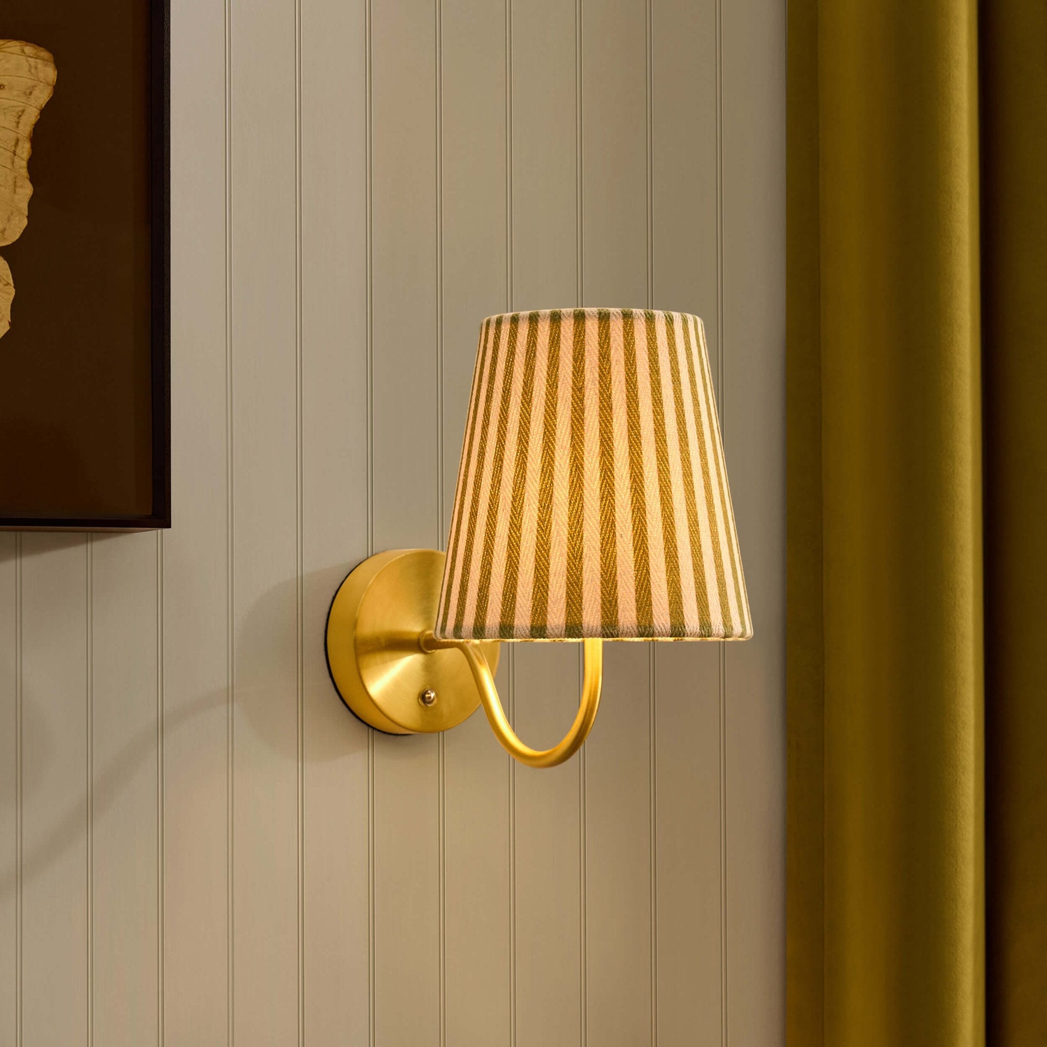 Dusklia - Lucia Rechargeable Striped Wall Light - Green