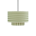 Dusklia - Lucia Striped Double Tiered Ceiling Shade - Green