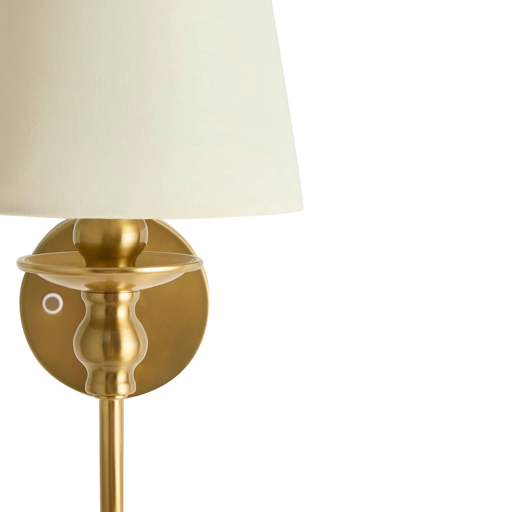 Dusklia - Lucille Ornate LED Rechargeable Wall Light - Brass