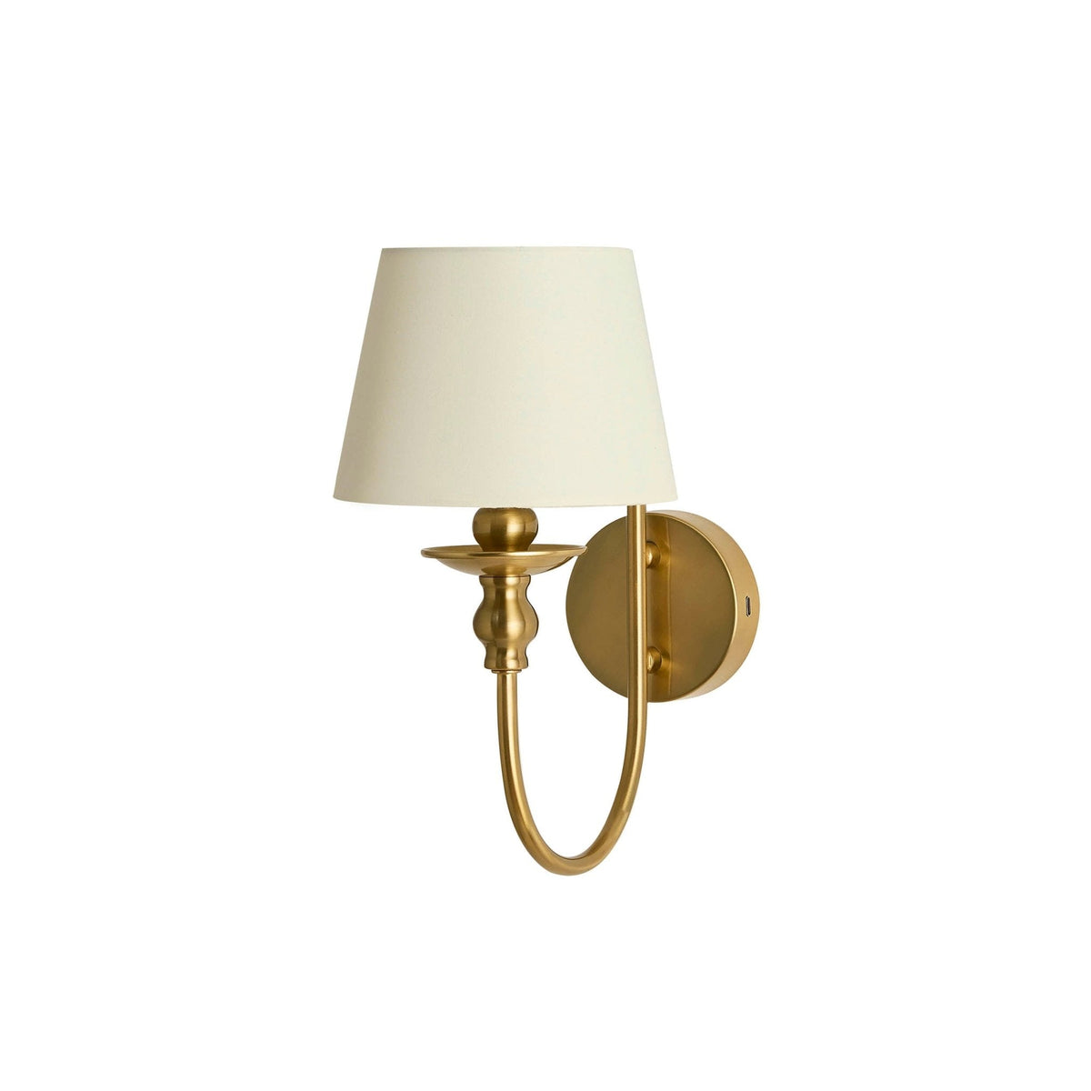 Dusklia - Lucille Ornate LED Rechargeable Wall Light - Brass