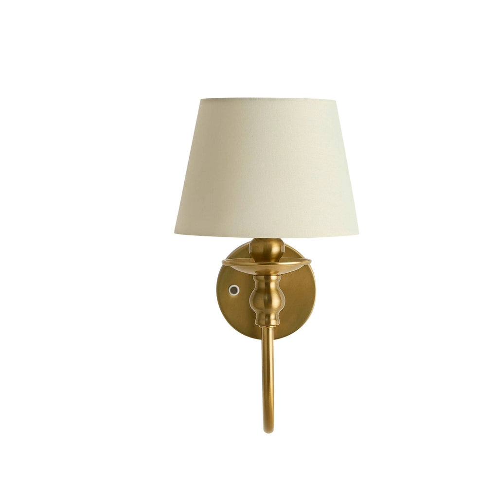 Dusklia - Lucille Ornate LED Rechargeable Wall Light - Brass