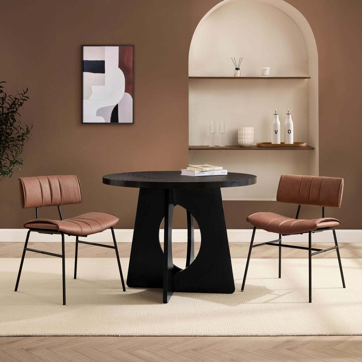 Dusklia - Lucy 4 Seater Dining Table - Black