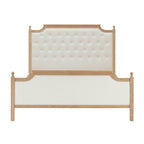 Dusklia - Luxor Bed Frame - Cream Linen