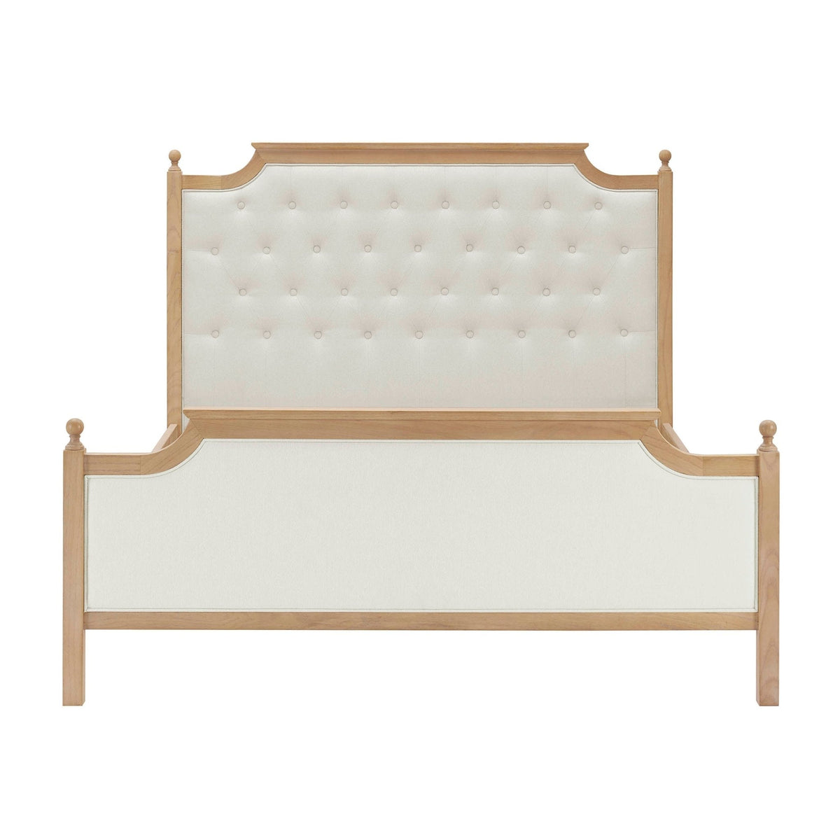 Dusklia - Luxor Bed Frame - Cream Linen