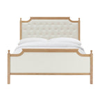 Dusklia - Luxor Bed Frame - Cream Linen