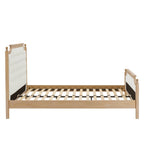 Dusklia - Luxor Bed Frame - Cream Linen