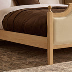 Dusklia - Luxor Bed Frame - Cream Linen