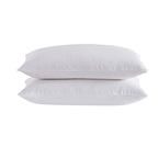 Dusklia - Lyla Cotton Lyocell Duvet Cover & Pillowcase Set - White