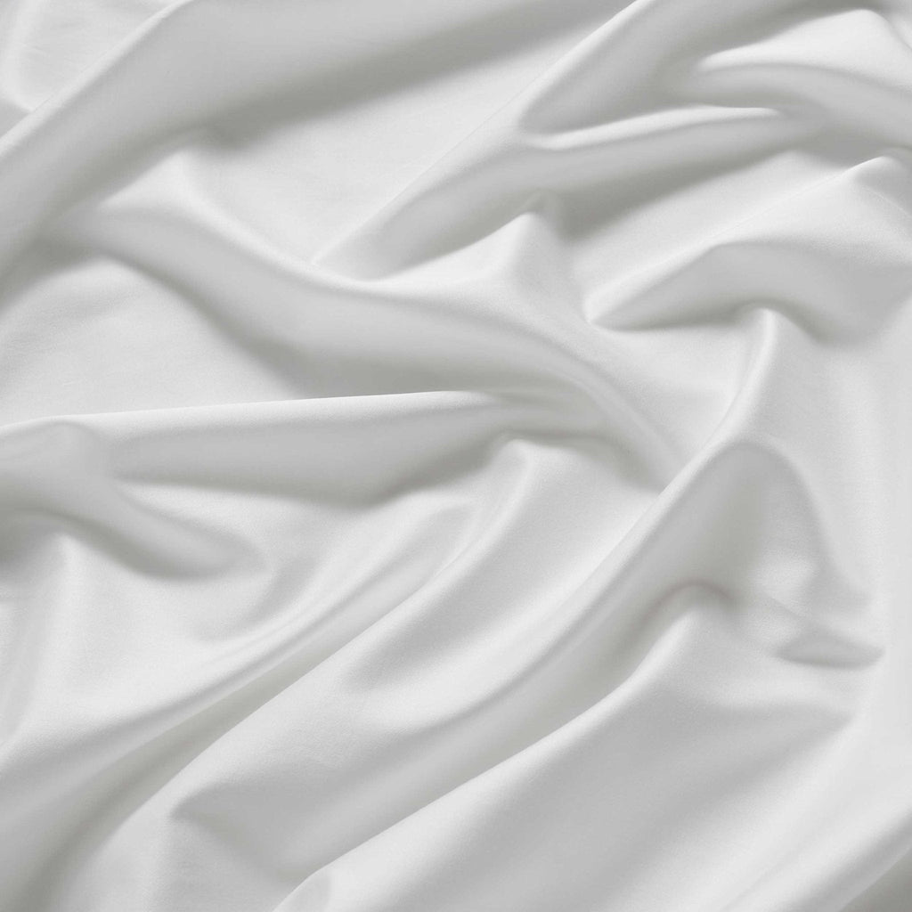 Dusklia - Lyla Cotton Lyocell Fitted Sheet - White