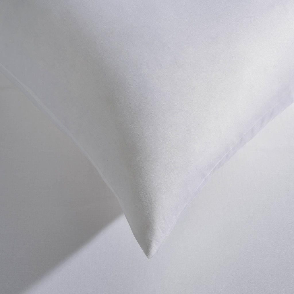 Dusklia - Lyla Cotton Lyocell Pair of Pillowcases - White