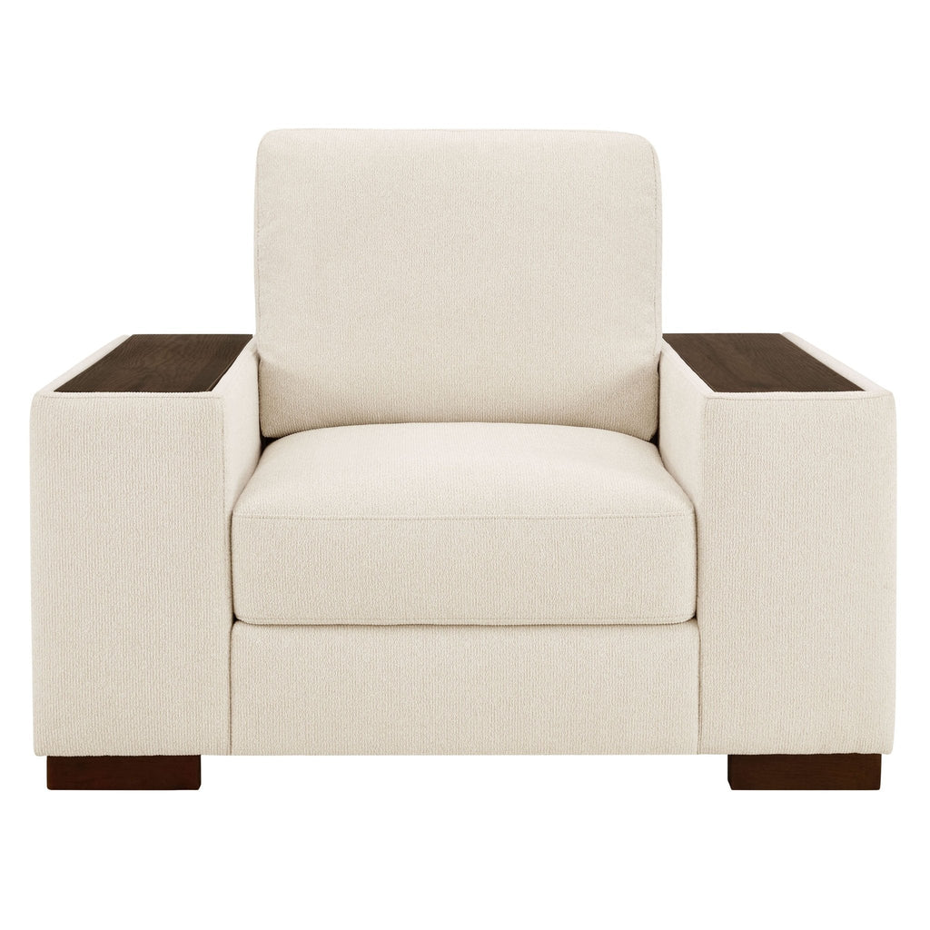 Dusklia - Lyon Armchair - Speckled Sand Boucle