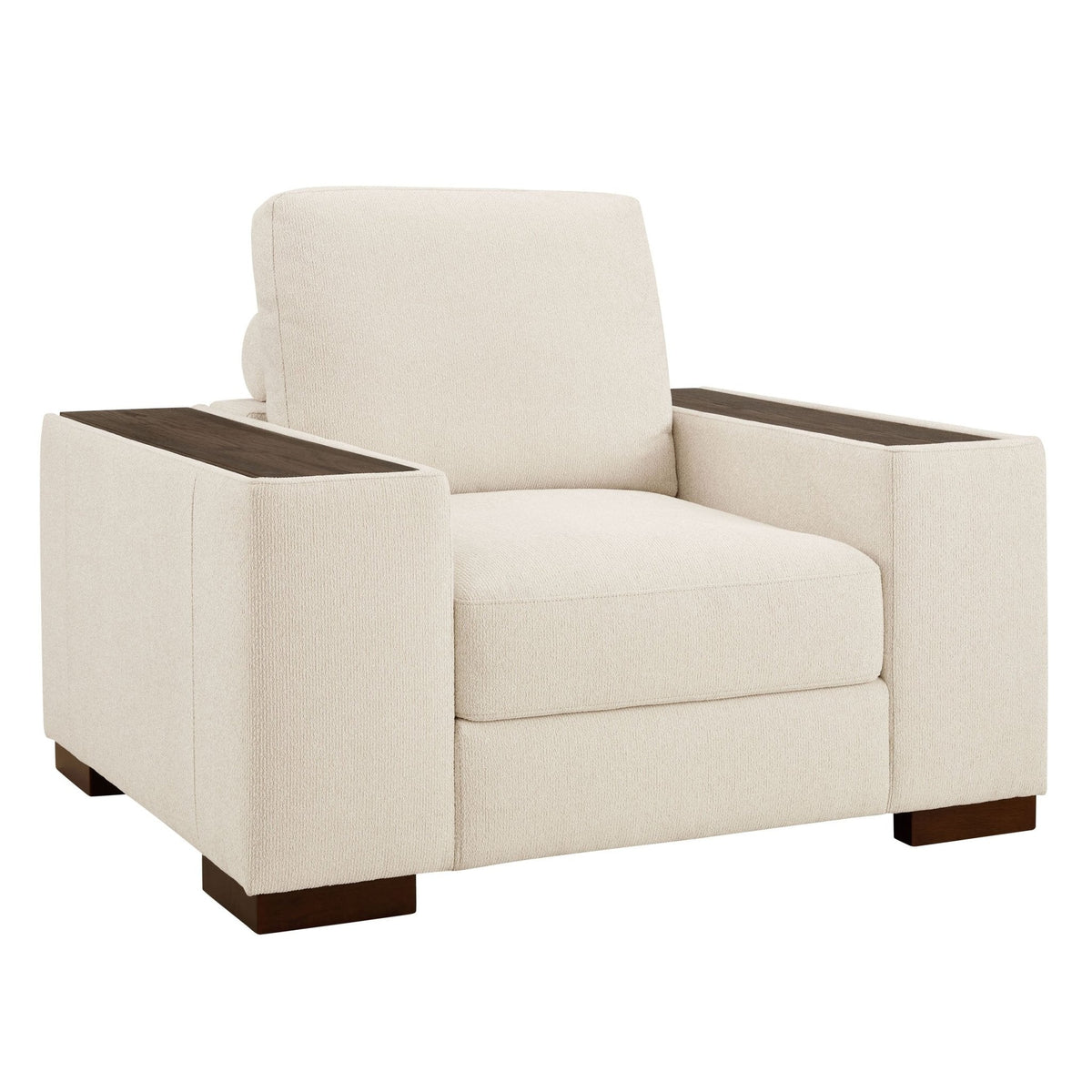Dusklia - Lyon Armchair - Speckled Sand Boucle
