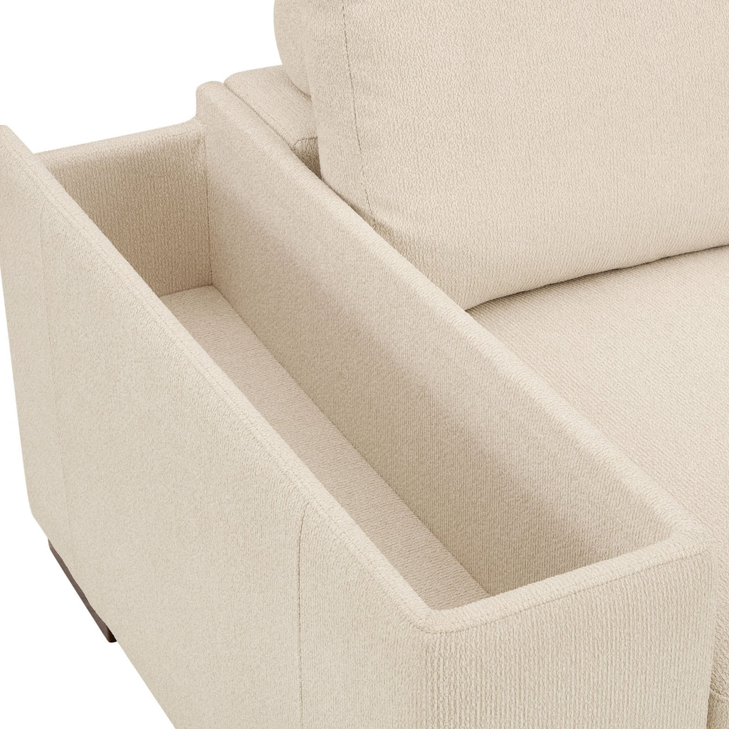 Dusklia - Lyon Armchair - Speckled Sand Boucle