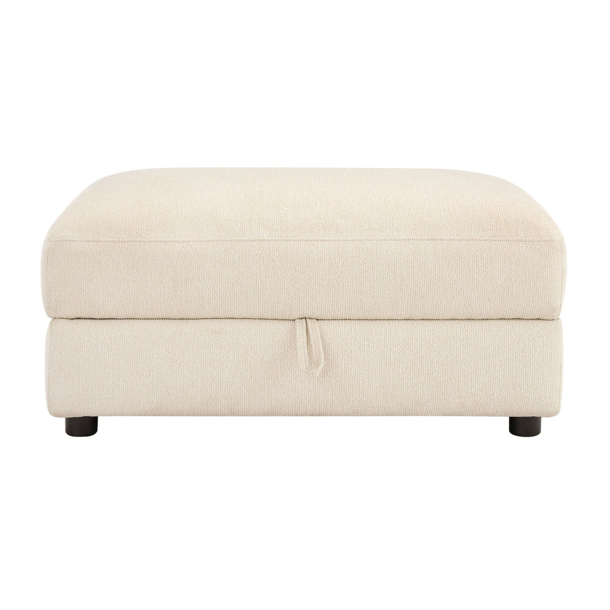 Dusklia - Lyon Storage Pouffe - Speckled Sand Boucle