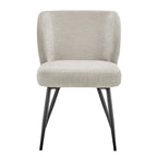 Dusklia - Mabel Set of 2 Dining Chairs - Chenille - Natural