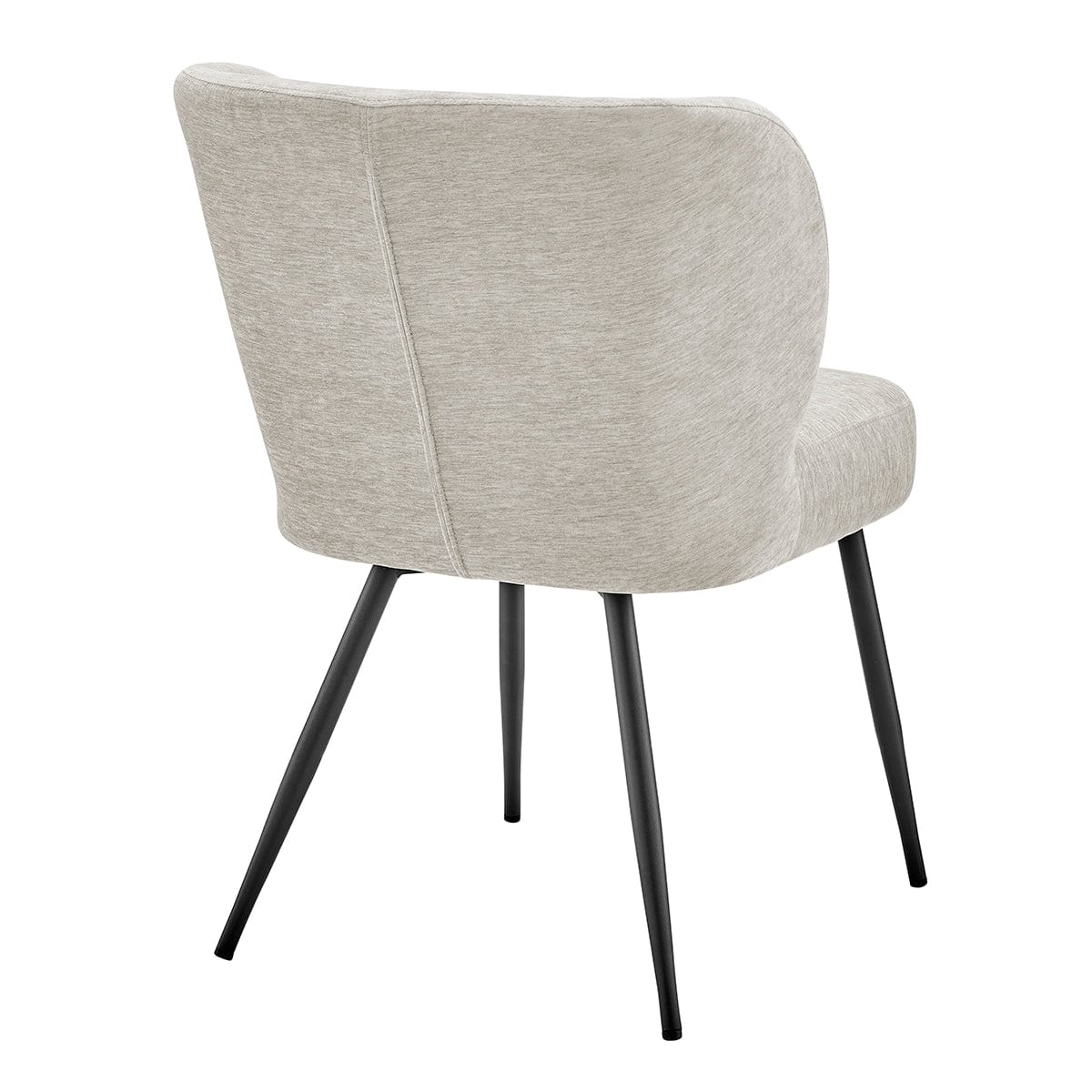 Dusklia - Mabel Set of 2 Dining Chairs - Chenille - Natural