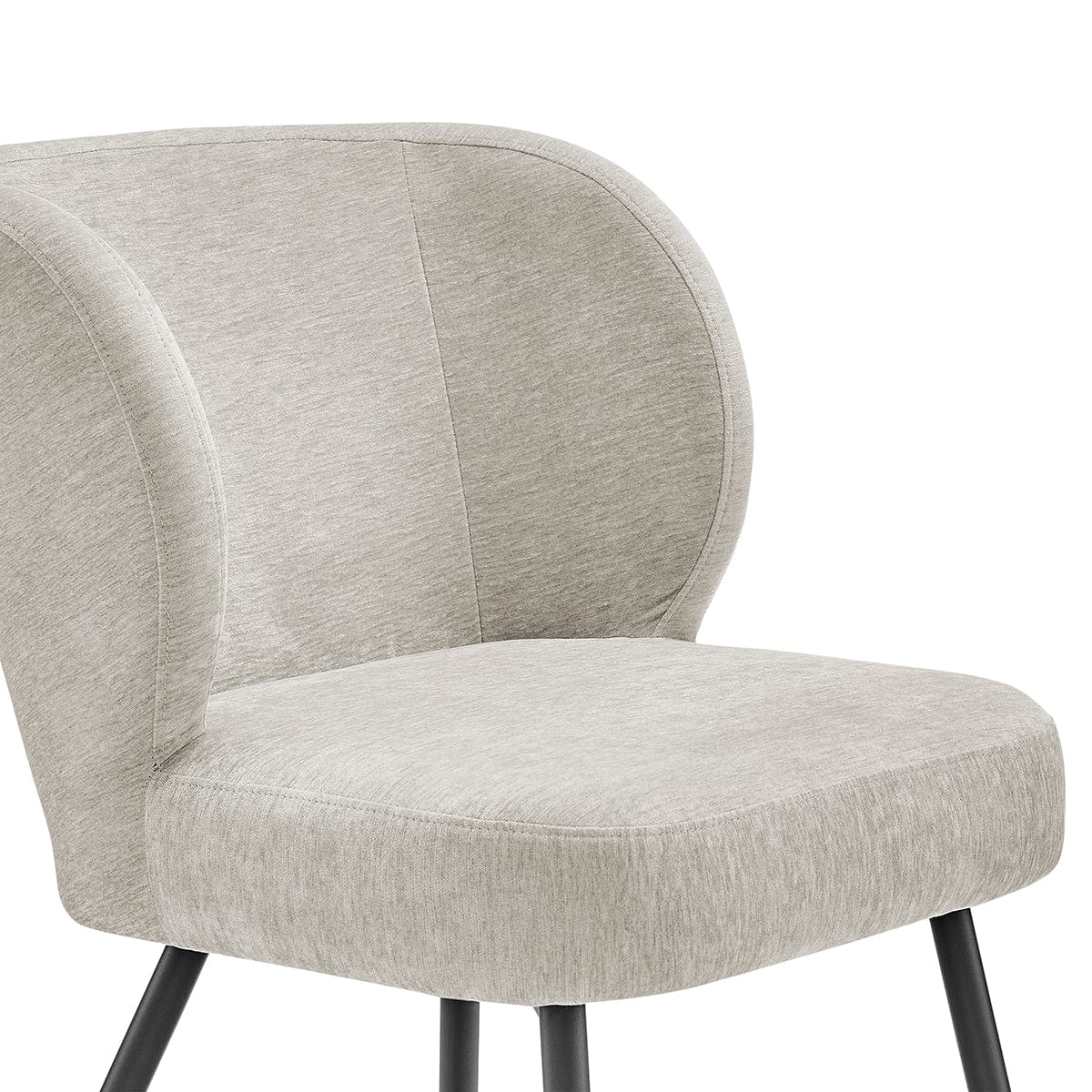 Dusklia - Mabel Set of 2 Dining Chairs - Chenille - Natural