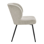 Dusklia - Mabel Set of 2 Dining Chairs - Chenille - Natural