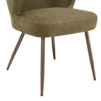 Dusklia - Mabel Set of 2 Dining Chairs - Chenille Olive