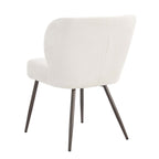Dusklia - Mabel Set of 2 Dining Chairs - Ivory Chenille