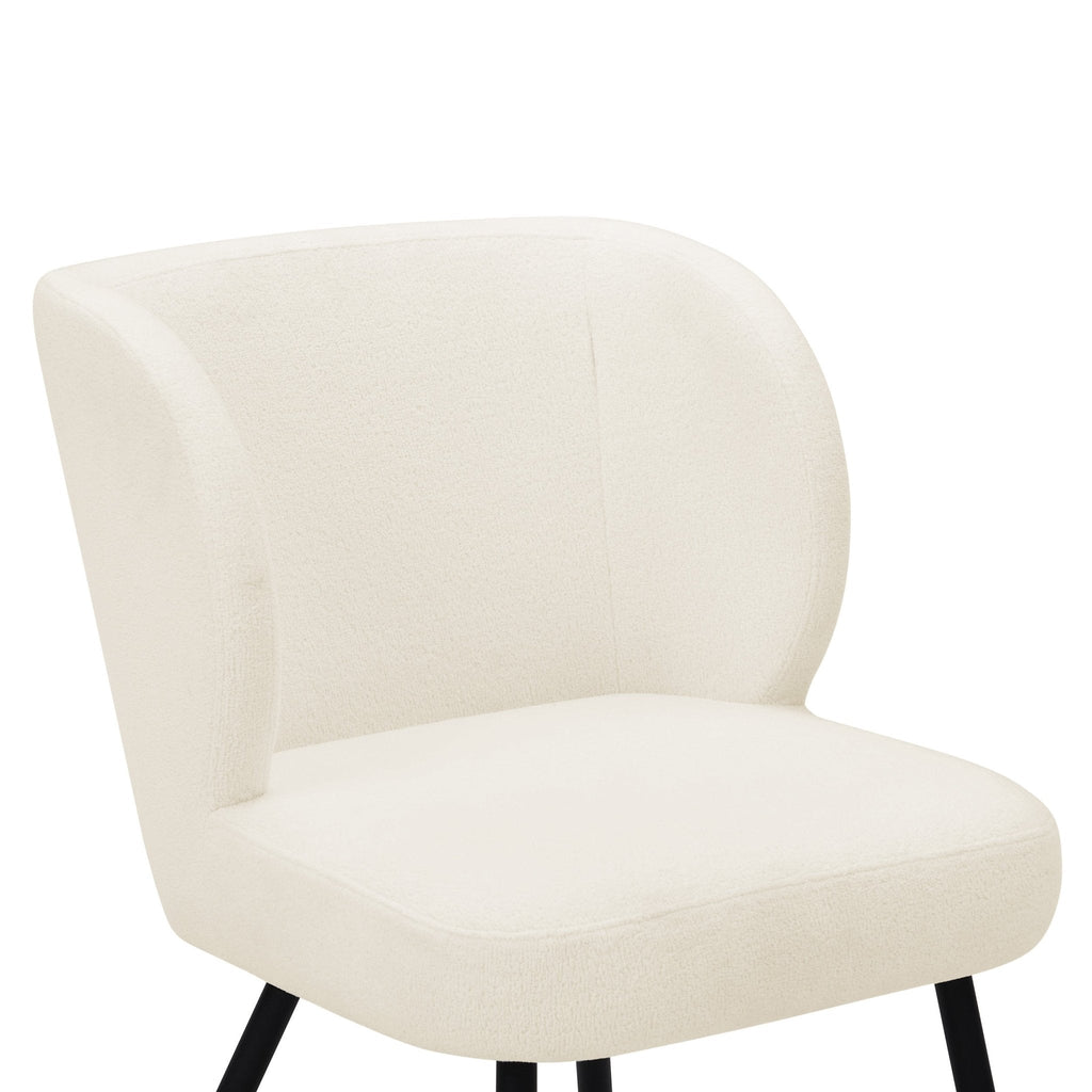 Dusklia - Mabel Set of 2 Dining Chairs - Teddy White