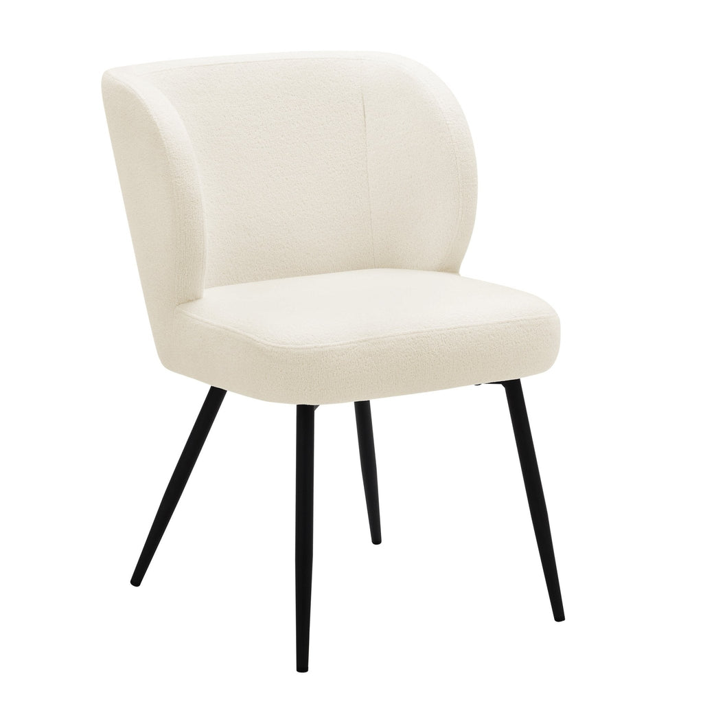 Dusklia - Mabel Set of 2 Dining Chairs - Teddy White
