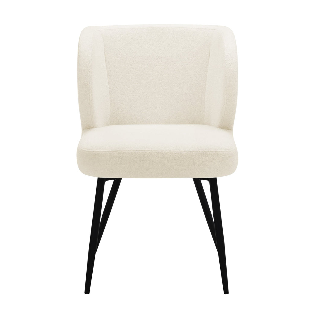 Dusklia - Mabel Set of 2 Dining Chairs - Teddy White