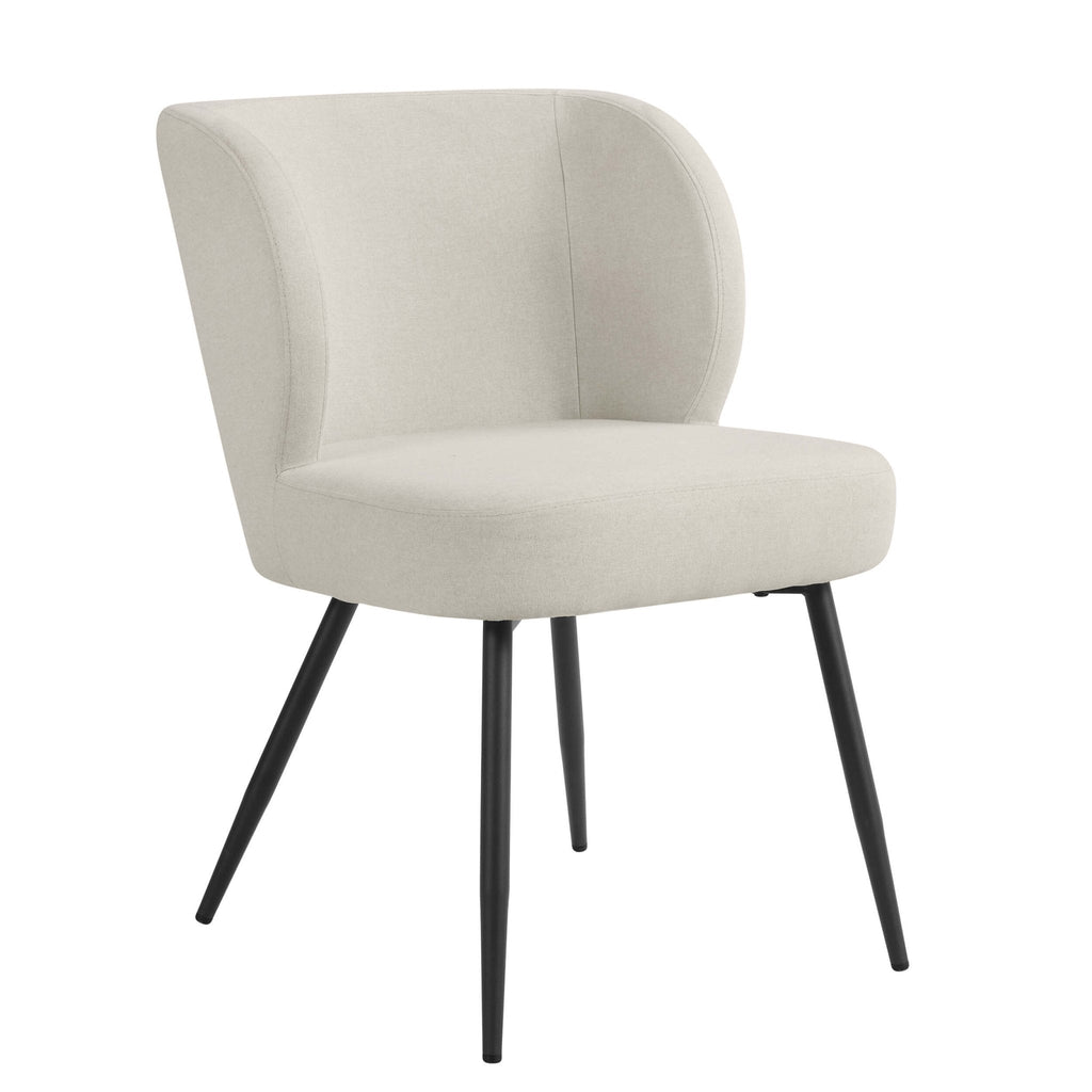 Dusklia - Mabel Set of 2 Dining Chairs - Linen Natural