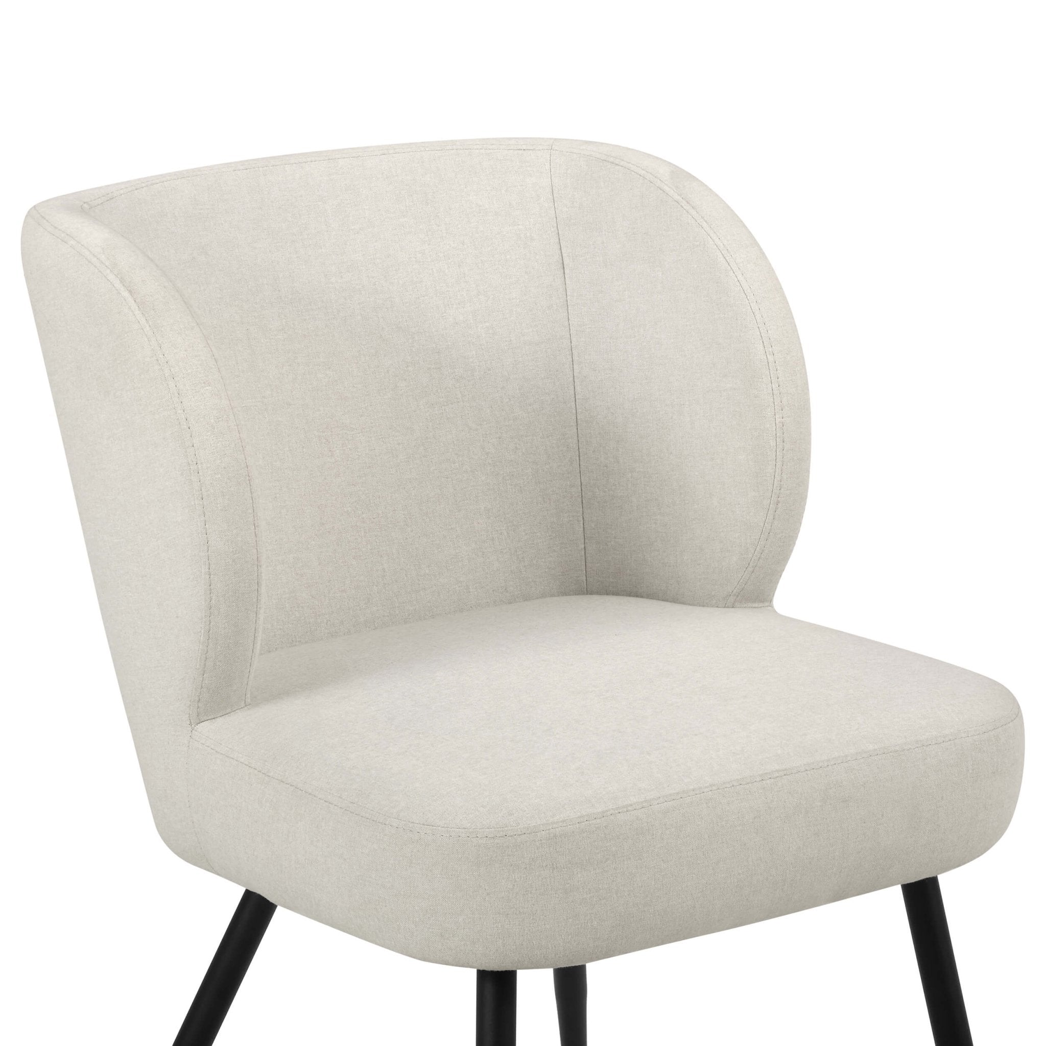 Dusklia - Mabel Set of 2 Dining Chairs - Linen Natural