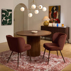 Dusklia - Mabel Set of 2 Dining Chairs - Terracotta