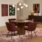 Dusklia - Mabel Set of 2 Dining Chairs - Terracotta