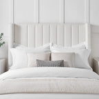 Dusklia - Madison Bouclé Ottoman Storage Bed - Off White