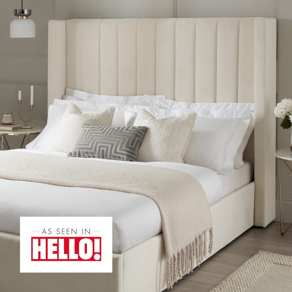 Dusklia - Madison Ottoman Storage Bed - Ecru