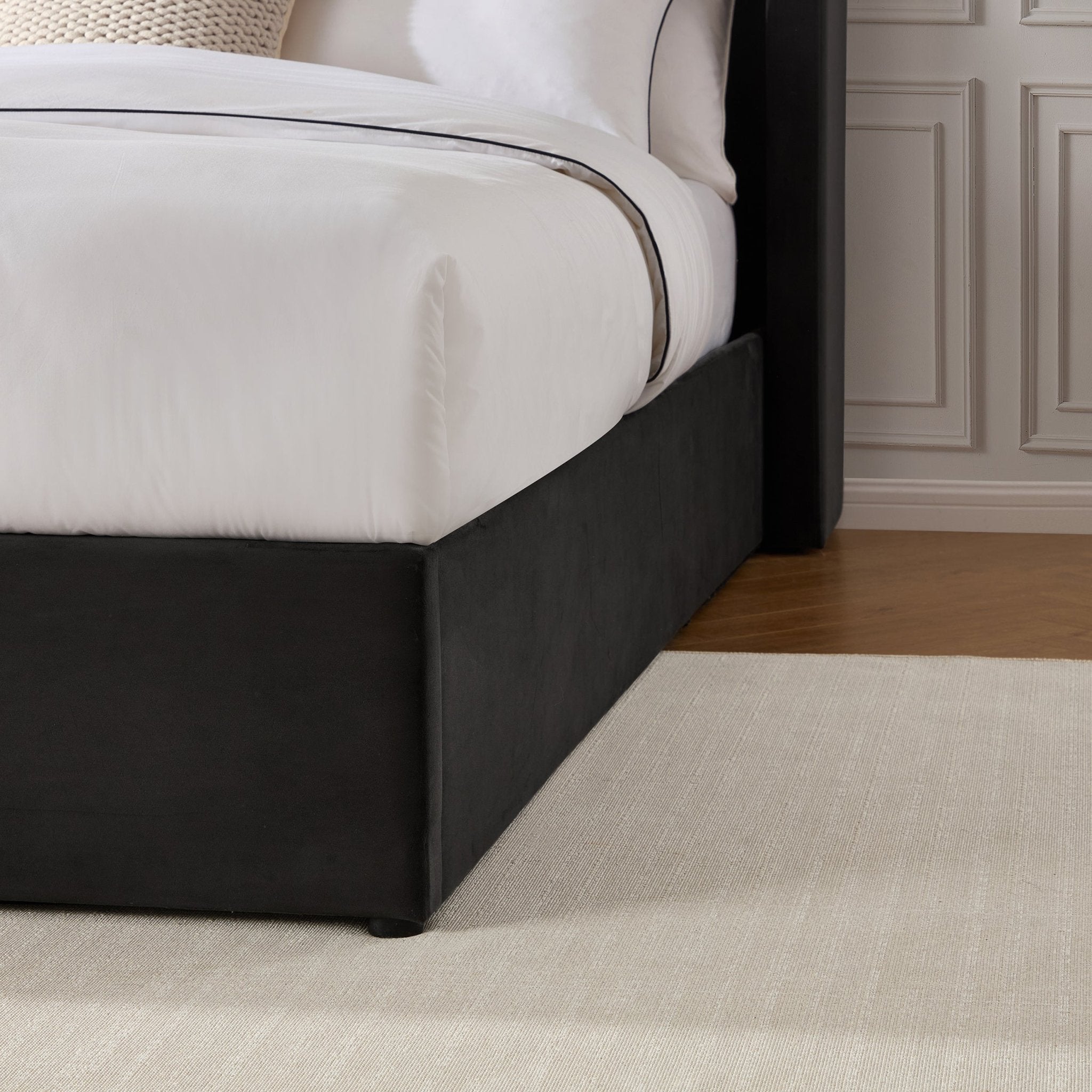 Dusklia - Madison Ottoman Storage Bed - Ink