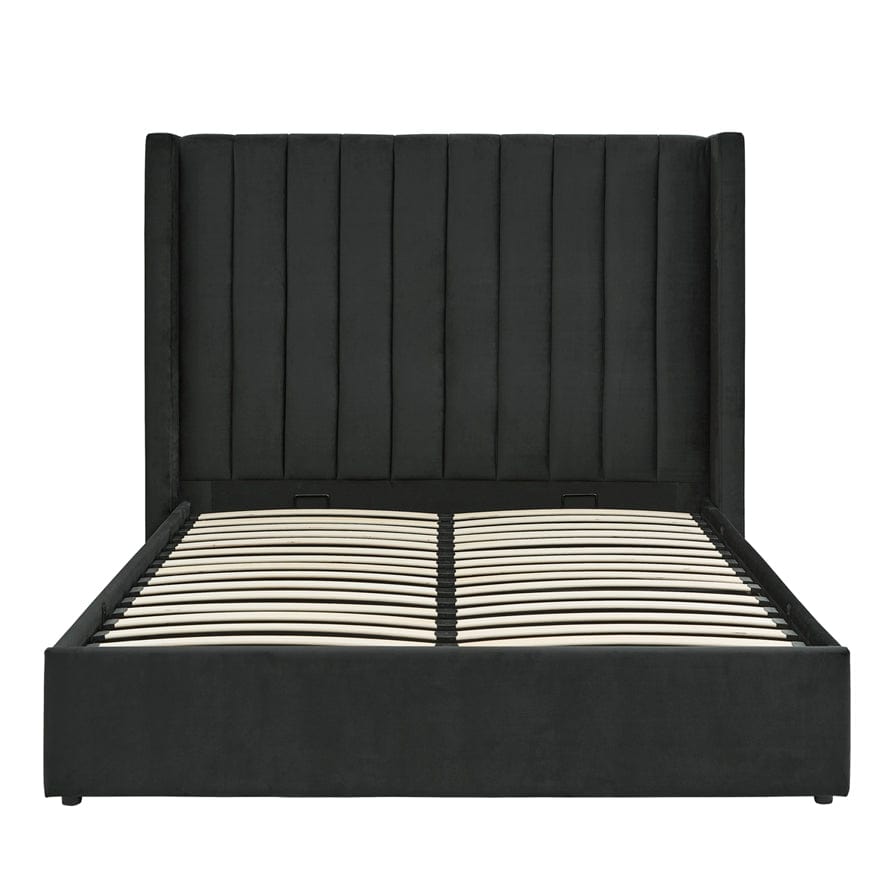 Dusklia - Madison Ottoman Storage Bed - Ink