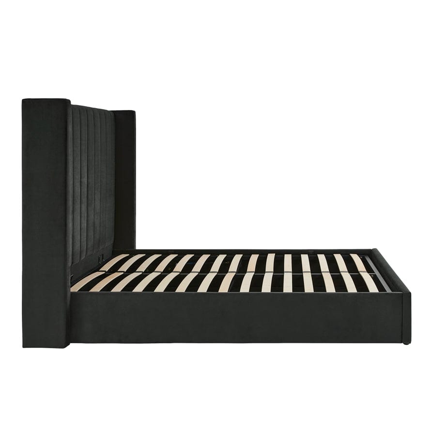 Dusklia - Madison Ottoman Storage Bed - Ink