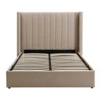 Dusklia - Madison Ottoman Storage Bed - Oatmeal