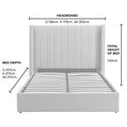 Dusklia - Madison Ottoman Storage Bed - Oatmeal