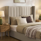 Dusklia - Madison Ottoman Storage Bed - Oatmeal
