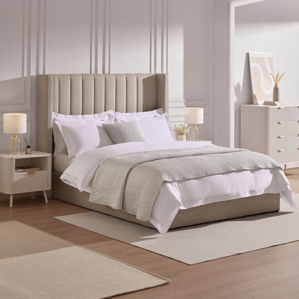 Dusklia - Madison Ottoman Storage Bed - Stone Grey