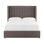 Dusklia - Madison Ottoman Storage Bed - Taupe