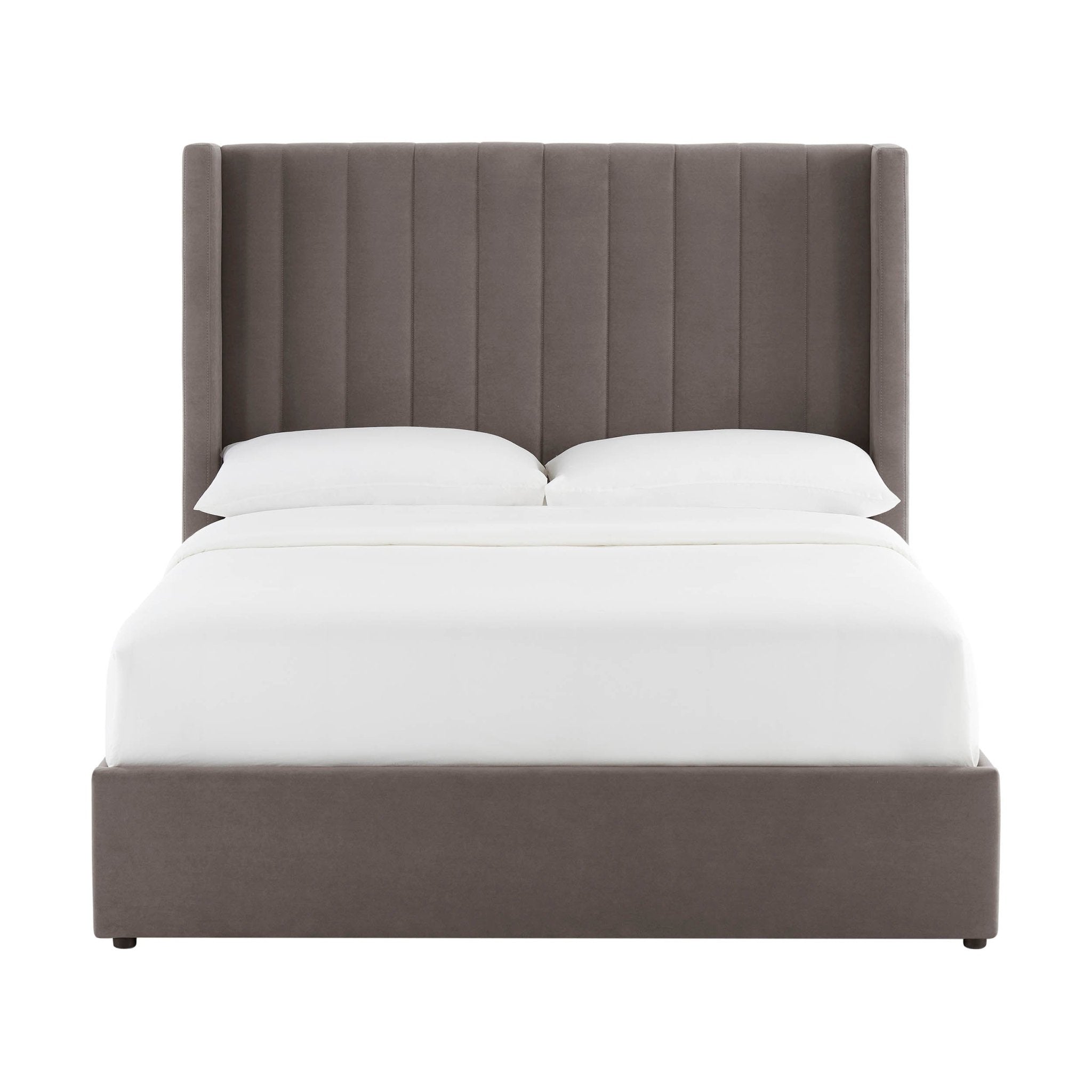 Dusklia - Madison Ottoman Storage Bed - Taupe