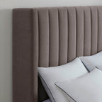 Dusklia - Madison Ottoman Storage Bed - Taupe